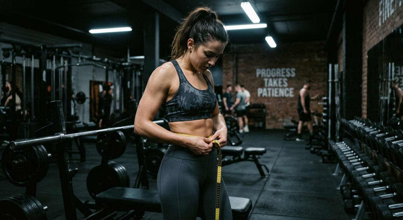 Sophie R.'s transformation after 10 weeks on the Build The Shelf program.