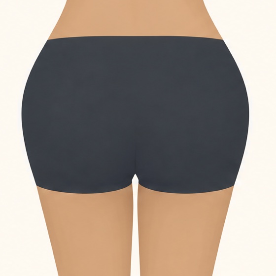 V-shape butt shape from the back