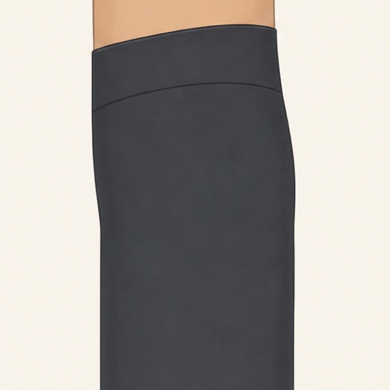 Flat butt shape from the side